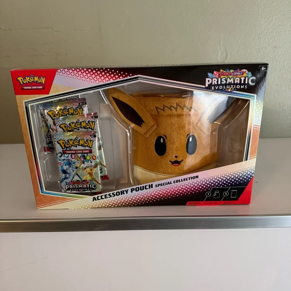 Pokemon Prismatic Evolutions Eevee Pouch Collection
